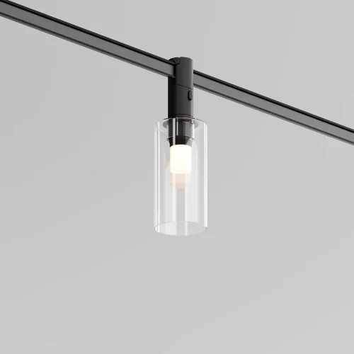 Трековый светильник LED Magnetic track system Flexity TR207-1-3W3K-B Maytoni прозрачный для шинопроводов серии Magnetic track system Flexity чёрный фото 4