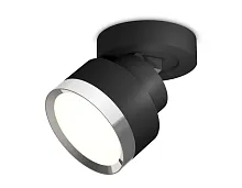 Светильник накладной XM8102003 Ambrella light чёрный 1 лампа, основание чёрное в стиле хай-тек круглый