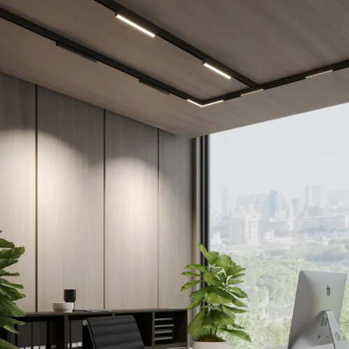 Трековый светильник LED с переключателем цветовой темперетуры Vector 359952 Novotech чёрный для шинопроводов серии Vector чёрный фото 3 Трековый светильник LED с переключателем цветовой темперетуры Vector 359952 Novotech чёрный для шинопроводов серии Vector чёрный фото 3