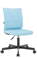 Операторское кресло EP-300 Экокожа Бирюзовый EP 300 PU Turquoise Everprof, голубой/экокожа, ножки//, размеры - 840*955***430*