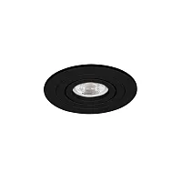 Светильник точечный Tarf Mini A2067PL-1BK Arte Lamp чёрный на 1 лампу, основание чёрное в стиле современный круглый