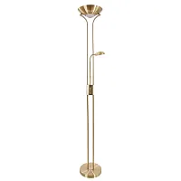 Торшер LED Duetto A4329PN-2PB Arte Lamp для чтения медь на 1 лампу, основание медь в стиле современный 
