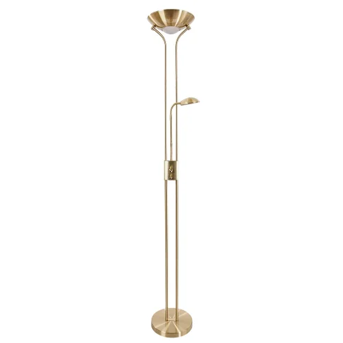 Торшер LED Duetto A4329PN-2PB Arte Lamp для чтения медь на 1 лампу, основание медь в стиле современный 