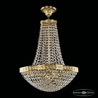Светильник потолочный 19323/H2/35IV G Bohemia Ivele Crystal прозрачный 2 лампы, основание золотое в стиле классический sp