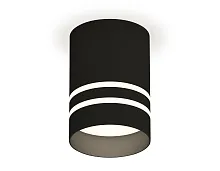 Светильник накладной XS7402032 Ambrella light чёрный 1 лампа, основание чёрное в стиле хай-тек современный круглый