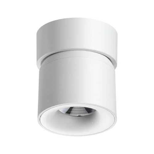 Светильник накладной LED Gesso 358808 Novotech белый 1 лампа, основание белое в стиле современный круглый фото 3