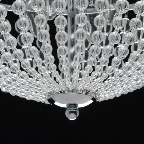 Люстра подвесная Бриз 464018506 MW-Light прозрачная на 6 ламп, основание хром в стиле классический фото 9