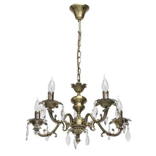 Люстра потолочная Аврора 371016305 MW-Light без плафона на 5 ламп, основание античное бронза в стиле классический Люстра потолочная Аврора 371016305 MW-Light без плафона на 5 ламп, основание античное бронза в стиле классический