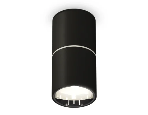 Светильник накладной Techno spot XS6302081 Ambrella light чёрный 1 лампа, основание чёрное в стиле современный круглый