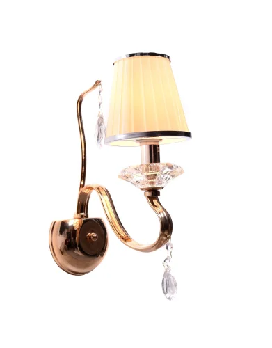 Бра Finezzia  LDW 9267-1 GD Lumina Deco бежевый на 1 лампа, основание золотое в стиле классический  фото 2