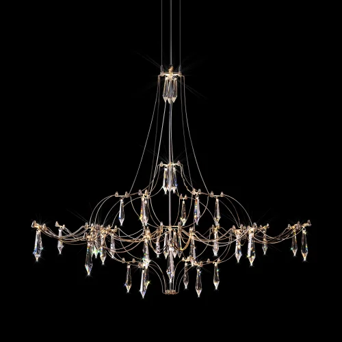 Люстра подвесная ЛЕД Мира / Mira 10588/800 Silver Asfour LOFT IT прозрачная на 1 лампу, основание серебряное в стиле арт-деко капли фото 4 Люстра подвесная ЛЕД Мира / Mira 10588/800 Silver Asfour LOFT IT прозрачная на 1 лампу, основание серебряное в стиле арт-деко капли фото 4