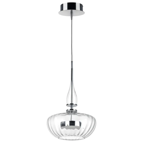 Светильник подвесной LED Astra 804400 Lightstar прозрачный 1 лампа, основание серебряное в стиле арт-деко 