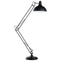 Торшер напольный  GOLIATH A2487PN-1BK Arte Lamp гибкий чёрный 1 лампа, основание чёрное в стиле модерн

