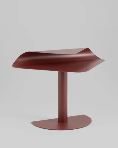 Журнальный столик Cornea, металл, бордовый УТ000041895 Stool Group столешница из фото 6