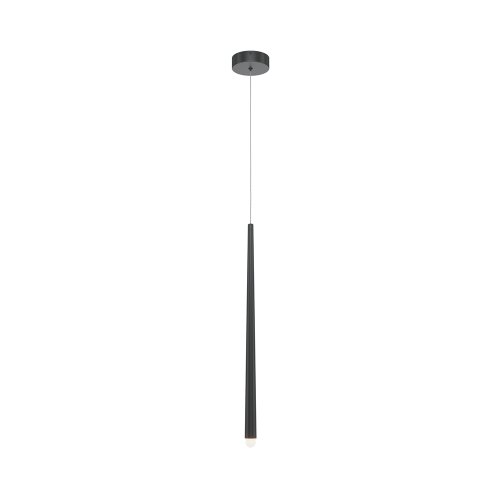 Светильник подвесной LED Cascade MOD132PL-L6BK Maytoni чёрный 1 лампа, основание чёрное в стиле минимализм современный трубочки фото 2