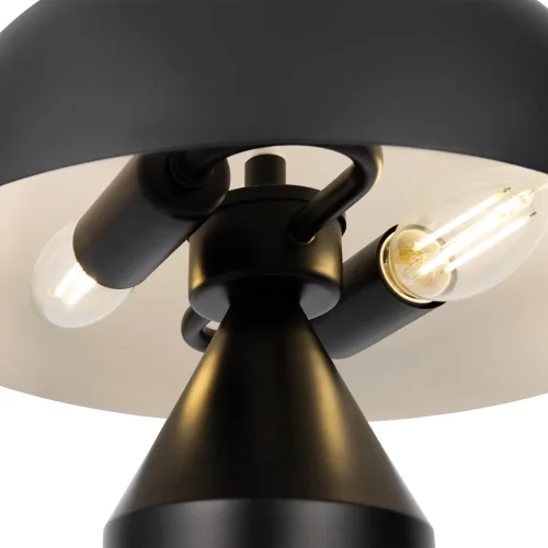 Настольная лампа Eleon FR5218TL-02B1 Freya чёрная 2 лампы, основание чёрное металл в стиле современный лофт  фото 5