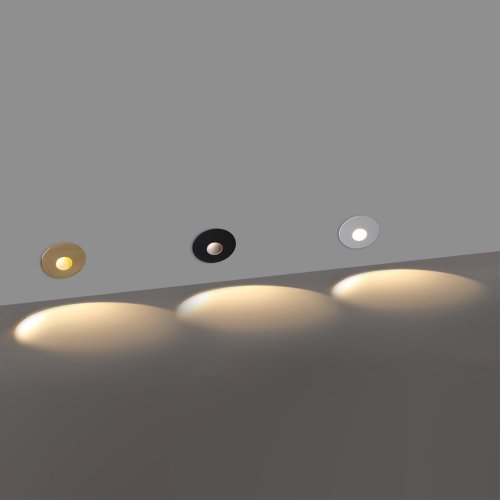 Светильник точечный LED Escala 7167/3WL Odeon Light бронзовый на 1 лампу, основание бронзовое в стиле классический современный подсветка для лестниц и ступеней фото 3