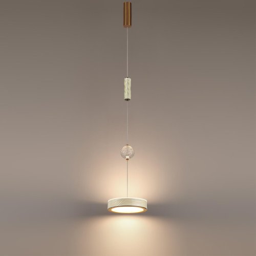 Светильник подвесной LED Riviera 5450/32L Odeon Light белый на 1 лампу, основание латунь в стиле классический современный фото 4 Светильник подвесной LED Riviera 5450/32L Odeon Light белый на 1 лампу, основание латунь в стиле классический современный фото 4