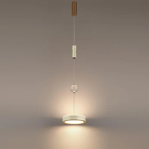 Светильник подвесной Riviera 5450/32L Odeon Light белый на 1 лампу, основание латунь в стиле классический современный фото 4 Светильник подвесной Riviera 5450/32L Odeon Light белый на 1 лампу, основание латунь в стиле классический современный фото 4