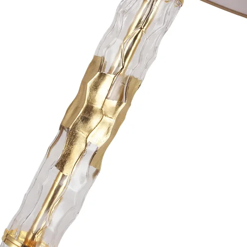 Торшер PRIMAVERA PT1 GOLD Crystal Lux бежевый на 1 лампу, основание золотое в стиле современный фото 4