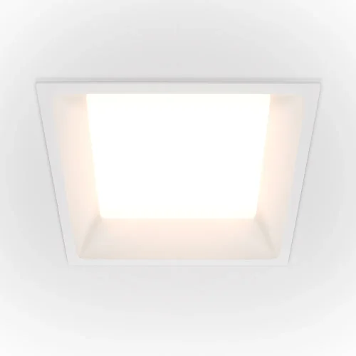 Светильник точечный LED Okno DL056-18W3K-W Maytoni белый 1 лампа, основание белое в стиле современный хай-тек  фото 2