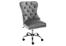 Компьютерное кресло Vento серое 11400 Woodville, серый/ткань, ножки/металл/хром, размеры - *1080***580*660