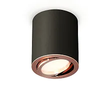 Светильник накладной Techno spot XS7422004 Ambrella light чёрный 1 лампа, основание чёрное в стиле хай-тек современный круглый