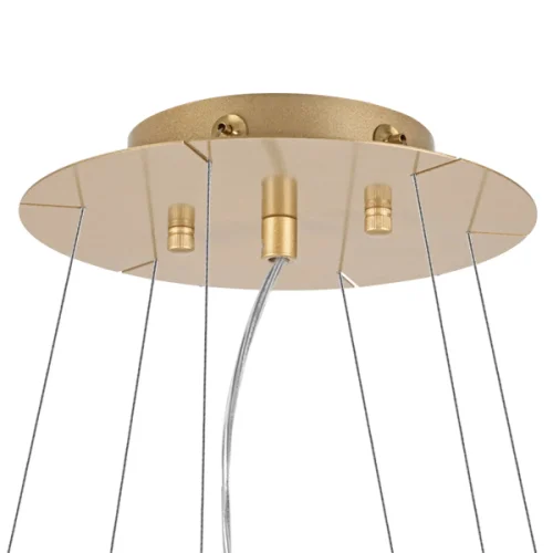 Люстра подвесная Nubi 802163 Lightstar белая на 6 ламп, основание бежевое в стиле современный арт-деко  фото 2