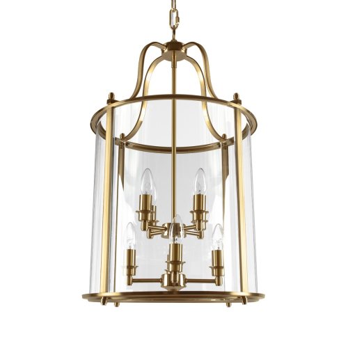 Светильник подвесной Lighthouse 10456/8 AB LOFT IT прозрачный на 8 ламп, основание бронзовое в стиле классический арт-деко фото 7 Светильник подвесной Lighthouse 10456/8 AB LOFT IT прозрачный на 8 ламп, основание бронзовое в стиле классический арт-деко фото 7