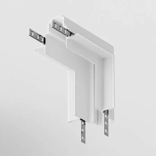 Угловой коннектор внутренний Magnetic track system TRA004ICL-22W Maytoni белый в стиле для светильников серии Magnetic track system S35 встраиваемый магнитный s35 магнитный фото 6