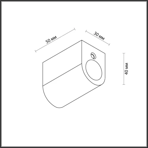 Крепление в цвете античная бронза Corda 4399/40F Odeon Light  на 1 , основание чёрное в стиле хай-тек современный  фото 2