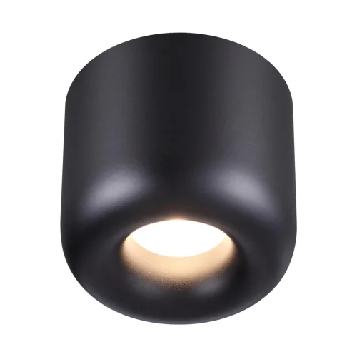Светильник накладной LED Lisse 359440 Novotech чёрный на 1 лампу, основание чёрное в стиле современный фото 4