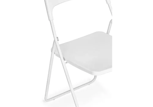 Пластиковый стул Fold складной white 15483 Woodville, белый/, ножки/металл/белый, размеры - ****430*460 фото 7
