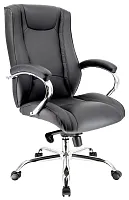 Кресло руководителя King LB M Экокожа Черный EC-370 PU LB Black Everprof, чёрный/экокожа, ножки//, размеры - 1140*1220***630*