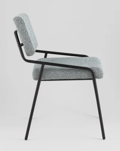 Стул Теллинг шенилл серо-синий УТ000041945 Stool Group, /, ножки//, размеры - ***** фото 2