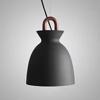 Светильник подвесной OMG COIL B черный 185365-26 ImperiumLoft чёрный 1 лампа, основание медь в стиле современный скандинавский 