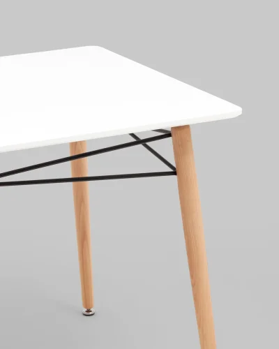 Стол обеденный Лондон New 120*80, белый УТ000038926 Stool Group столешница белая из мдф фото 3