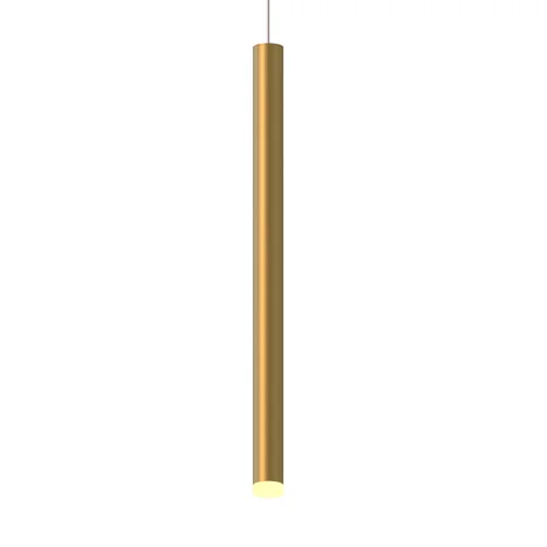 Светильник подвесной LED Cala 8080 Mantra золотой 1 лампа, основание золотое в стиле современный хай-тек минимализм трубочки фото 3