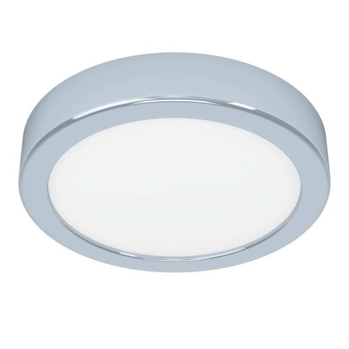 Светильник накладной LED Fueva 5 900639 Eglo белый 1 лампа, основание хром в стиле современный круглый