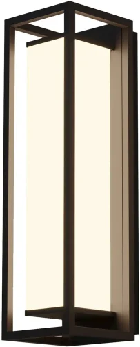 Настенный светильник уличный LED Barer 4385-2W Favourite уличный IP54 чёрный на 1 лампу, плафон белый в стиле классический LED Настенный светильник уличный LED Barer 4385-2W Favourite уличный IP54 чёрный на 1 лампу, плафон белый в стиле классический LED