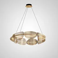 Люстра подвесная KEARNEY D80 Gold 197802-23 ImperiumLoft золотая на 9 ламп, основание золотое в стиле современный 