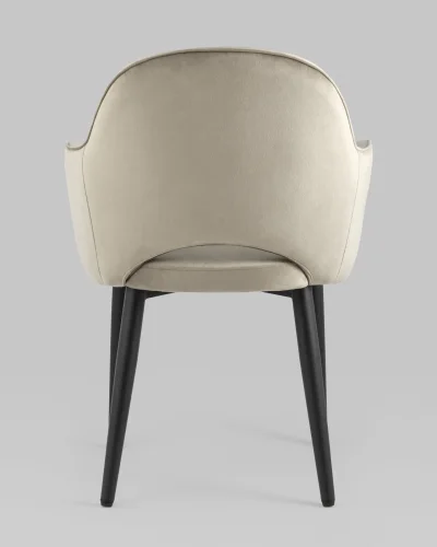 Стул Венера NEW, велюр шампань NP УТ000037242 Stool Group, /, ножки//чёрный, размеры - *820***585*645 фото 7