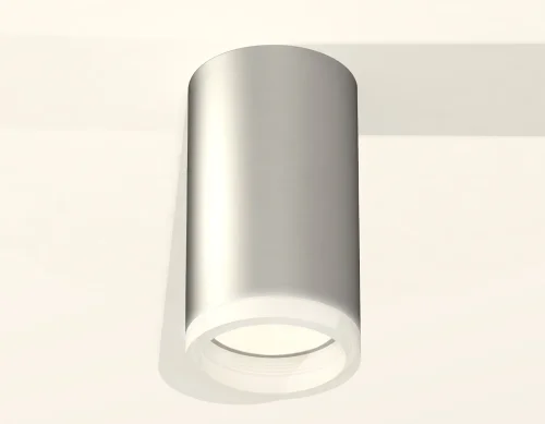 Светильник накладной Techno Spot XS XS6324040 Ambrella light серебряный 1 лампа, основание белое в стиле хай-тек современный круглый фото 2