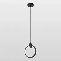 Светильник подвесной LED Alachua LSP-7181 Lussole чёрный 1 лампа, основание чёрное в стиле хай-тек современный 