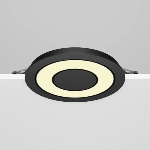 Светильник точечный LED Vector 2700K 12Вт 100° DL102-12W2.7K-B Maytoni чёрный на 1 лампу, основание чёрное в стиле современный хай-тек круглый фото 5