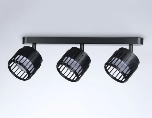 Спот с 3 лампами TN71168 Ambrella light чёрный GX53 в стиле хай-тек современный  фото 2