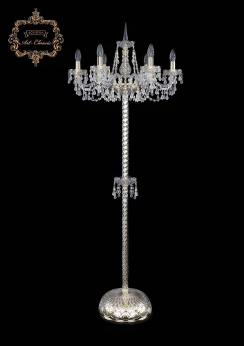 Торшер 13.24.6.200.P.h-160.Gd.V0300 Bohemia Art Classic  прозрачный 6 ламп, основание золотое в стиле классический

