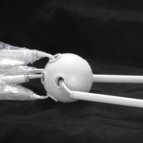 Светильник подвесной Kenner LSP-8268-CL Lussole без плафона 5 ламп, основание белое в стиле современный  фото 3