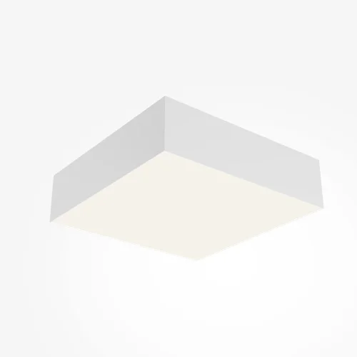 Светильник потолочный LED Zon C032CL-24W4K-SQ-W Maytoni белый на 1 лампу, основание белое в стиле современный квадраты фото 5