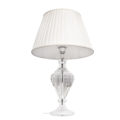 Настольная лампа Сrystal 10277 LOFT IT белая 1 лампа, основание прозрачное хрусталь в стиле классический  фото 4